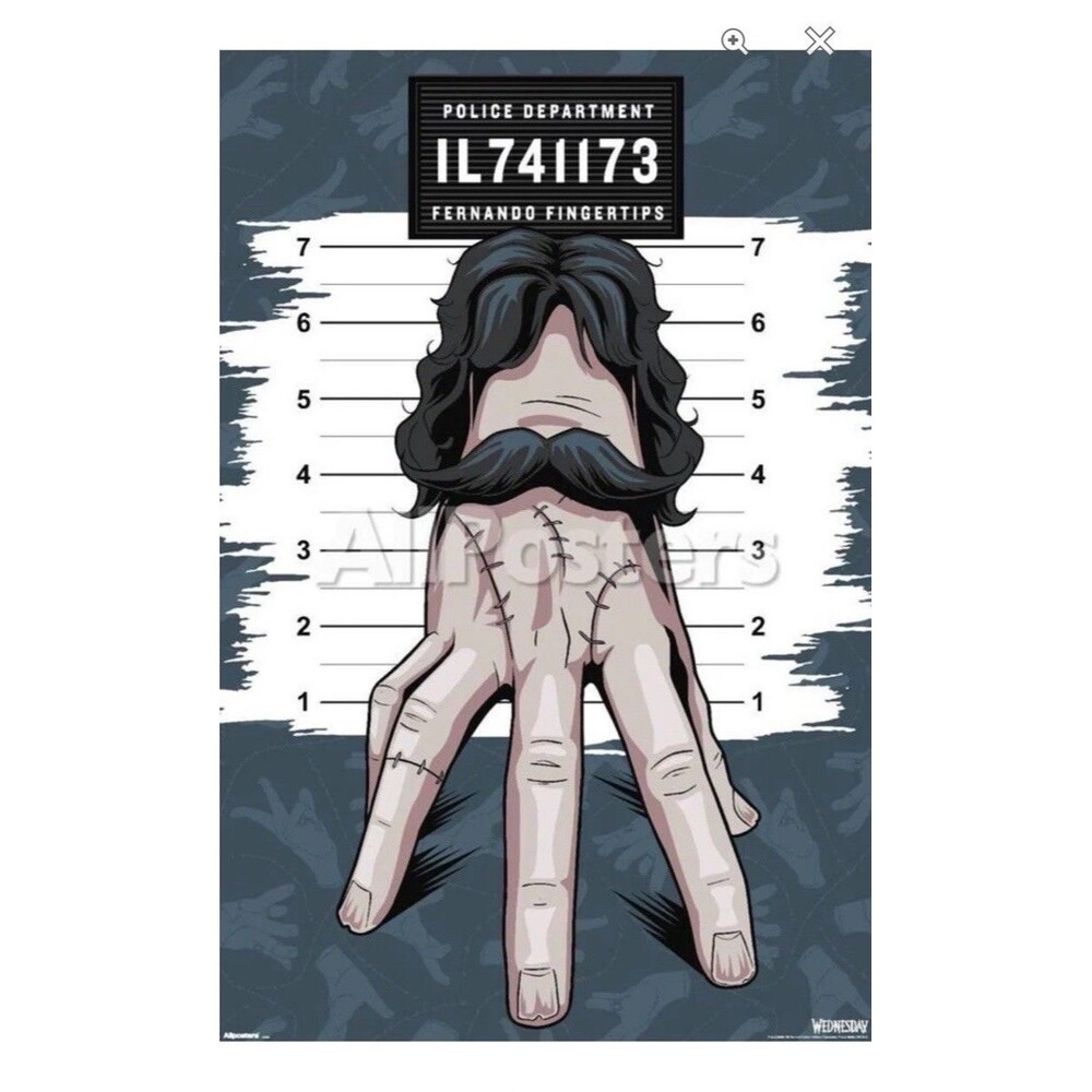 Wednesday: Season 2 (2025) - Thing Fernando Fingertips Poster 22.375 x 34